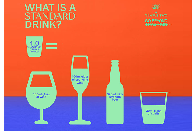 lighten up standard drink infograph